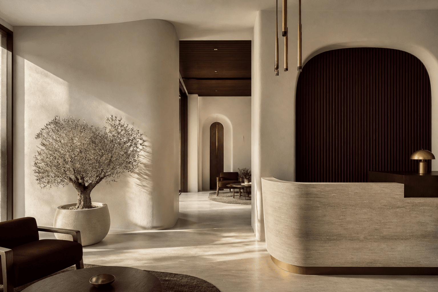 Refined contemporary interior by Taj Alibdaa